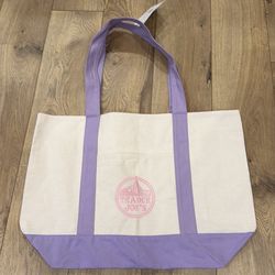 Trader Joe’s Large Tote Bag - Pastel Purple