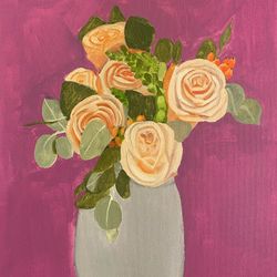 Roses Oil Painting #5