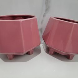 Pink Flower Pots 