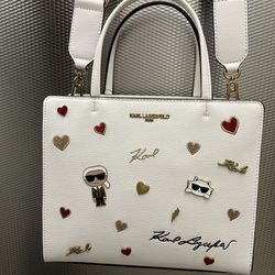 Karl Lagerfeld Paris Maybelle Satchel New With Tags