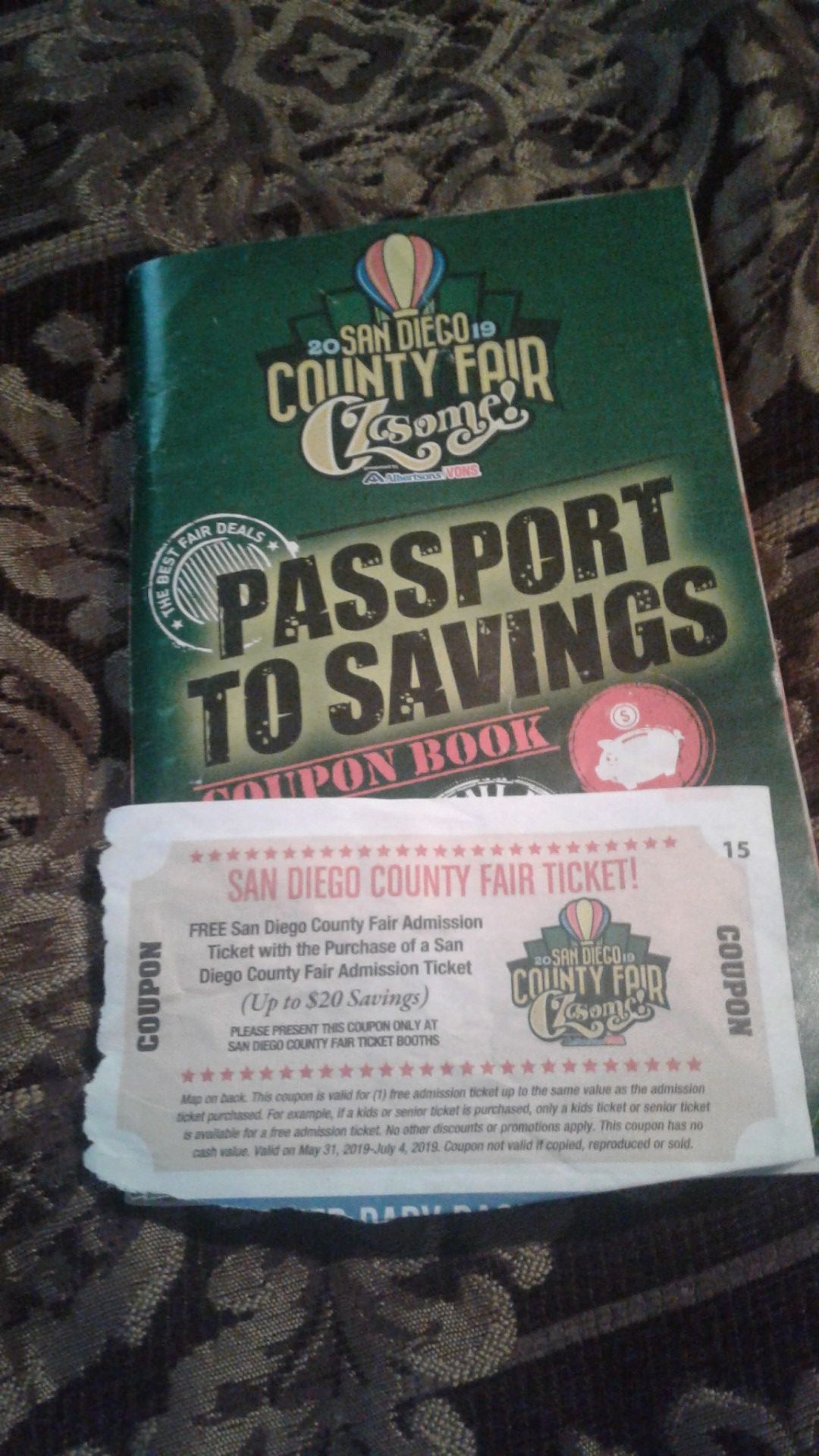 Passport del mar fair ticket 1