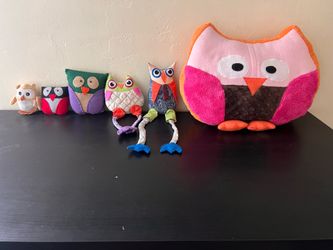Owl Plush Set