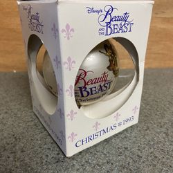 Disney Beauty And The Beast - 1993 Christmas Ornament