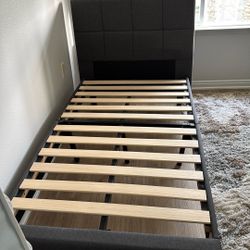 Twin Bed Frame With Headboard 