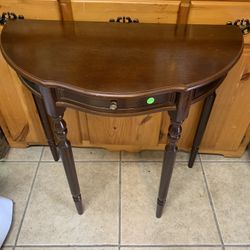 Half Moon Solid Wood Table 