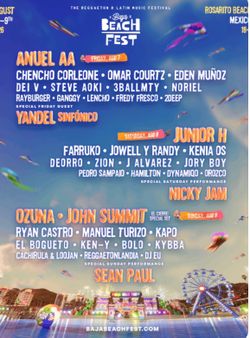 Baja beach fest 3day vip bracelet