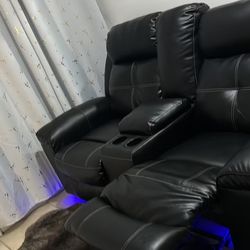 Sectional Loveseat Led Lights