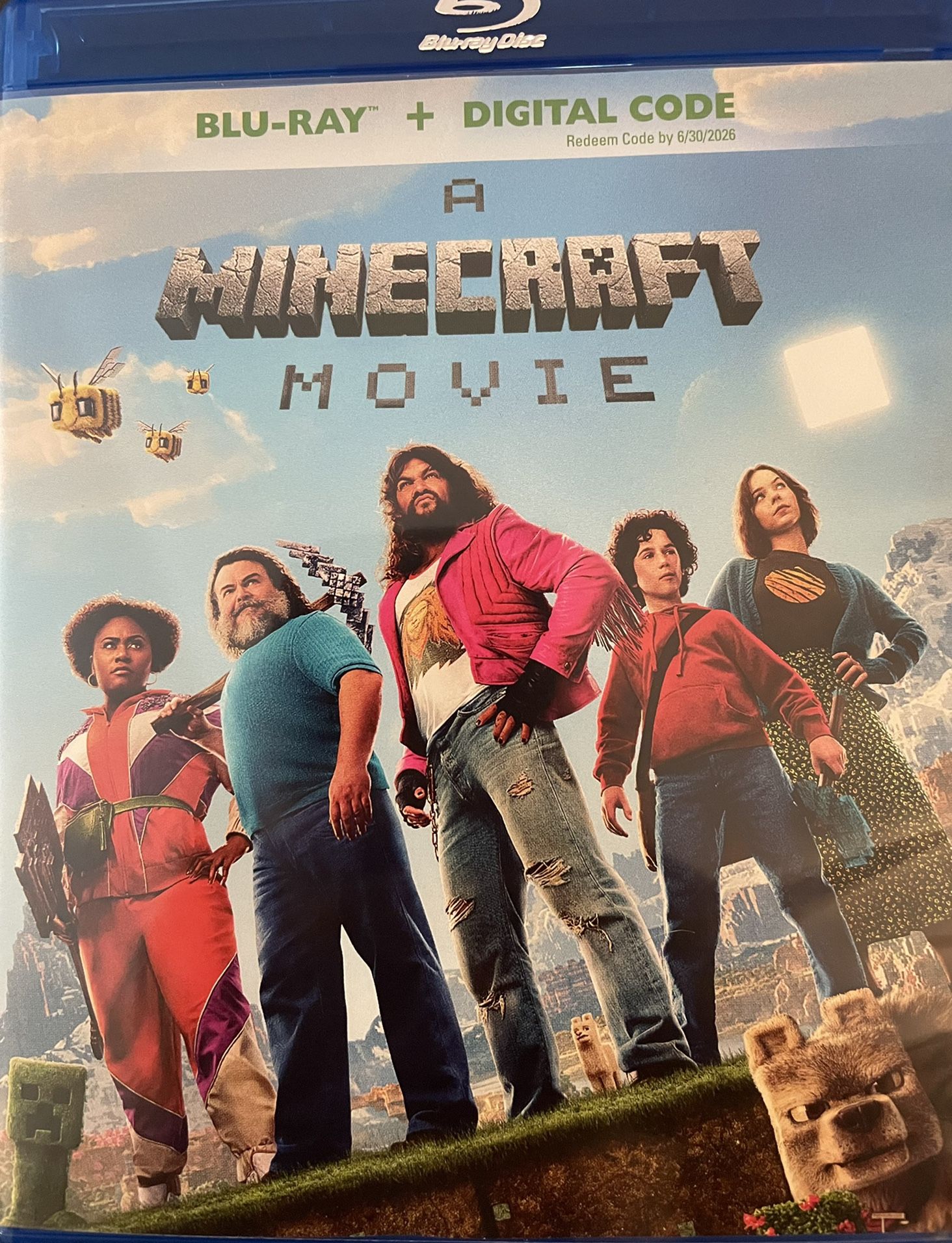 A MINECRAFT Movie (Blu-Ray-2025) Emma Myers + Jack Black!