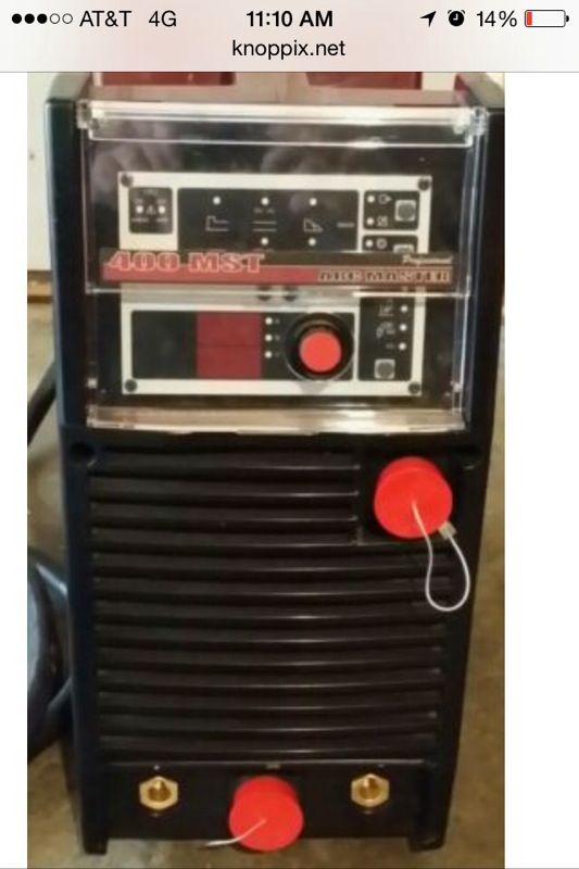 Thermal arc 400-mst welder 400 amp
