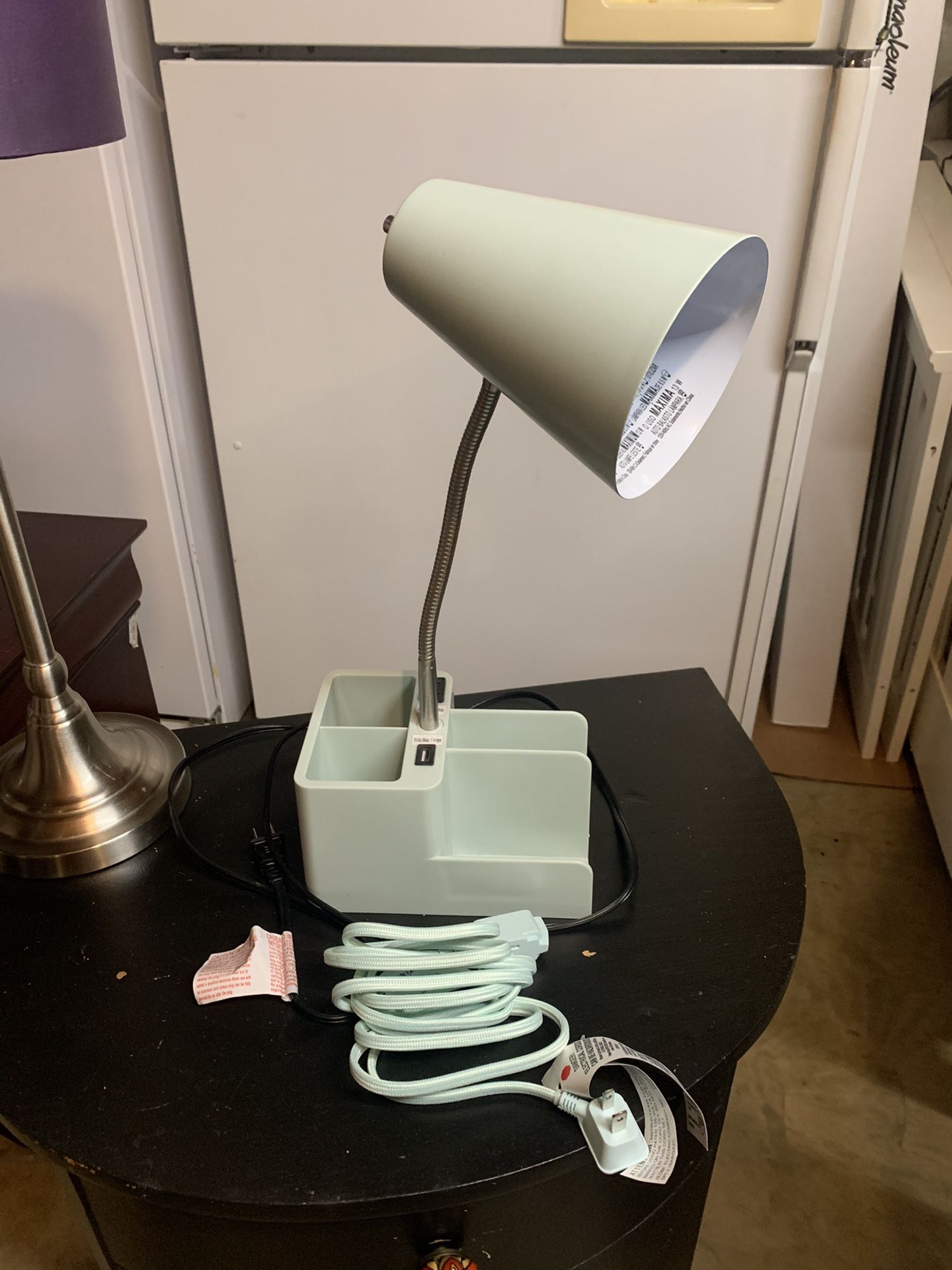 Desk Lamp With Phone &Power Outlet