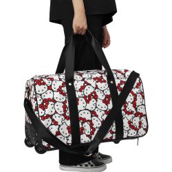 Hello Kitty All Over Duffel Baggage Bag 
