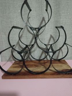 Wooden base 3 layer wine holder