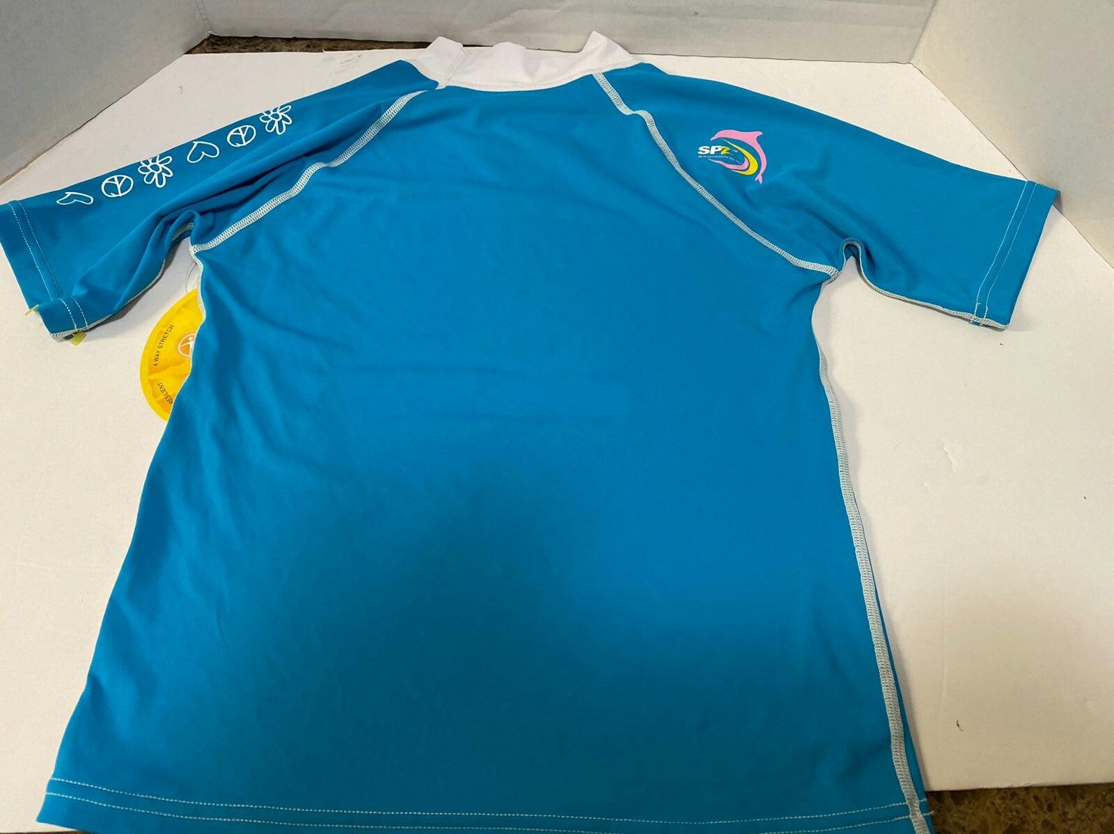 Child short sleeve rash guard uv size 10