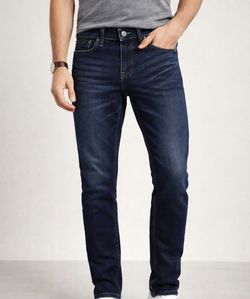 Hollister Slim Straight dark wash jeans