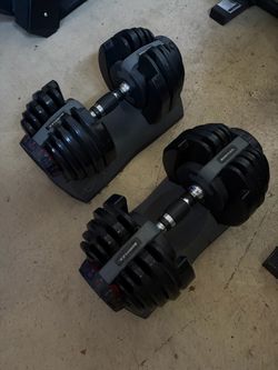 Bowflex Adjustable Dumbbells Pair with Trays