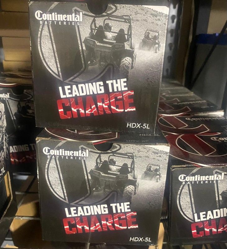 New motorcycle battery, 3-month warranty 