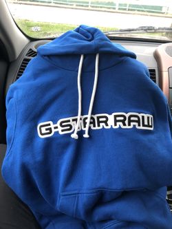 G STAR RAW Hoodie Blue
