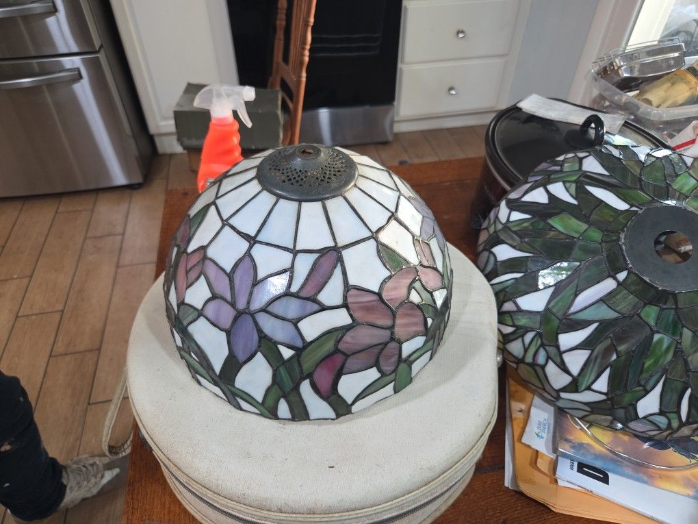 Light shade stained glass
