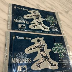 RARE Taco Time Unopened Ken Griffey Jr Cards