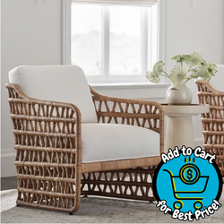 Palecek Thea Lounge Chair Natural