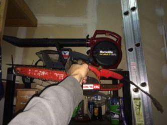 Electric hedger and chainsaw