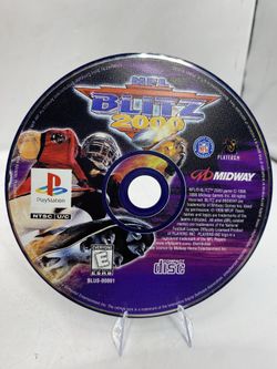 Midway NFL Blitz 2000 PS1 Black Label Disc only football vintage