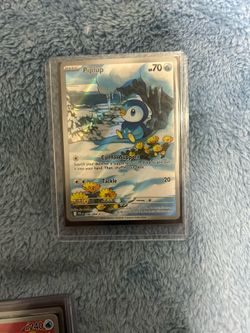 Piplup Pokemon Card From Phantasmal Flames