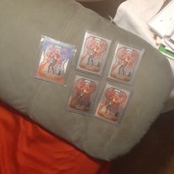 2020 Tom Brady RWB Prizm Lot. 5 Cards