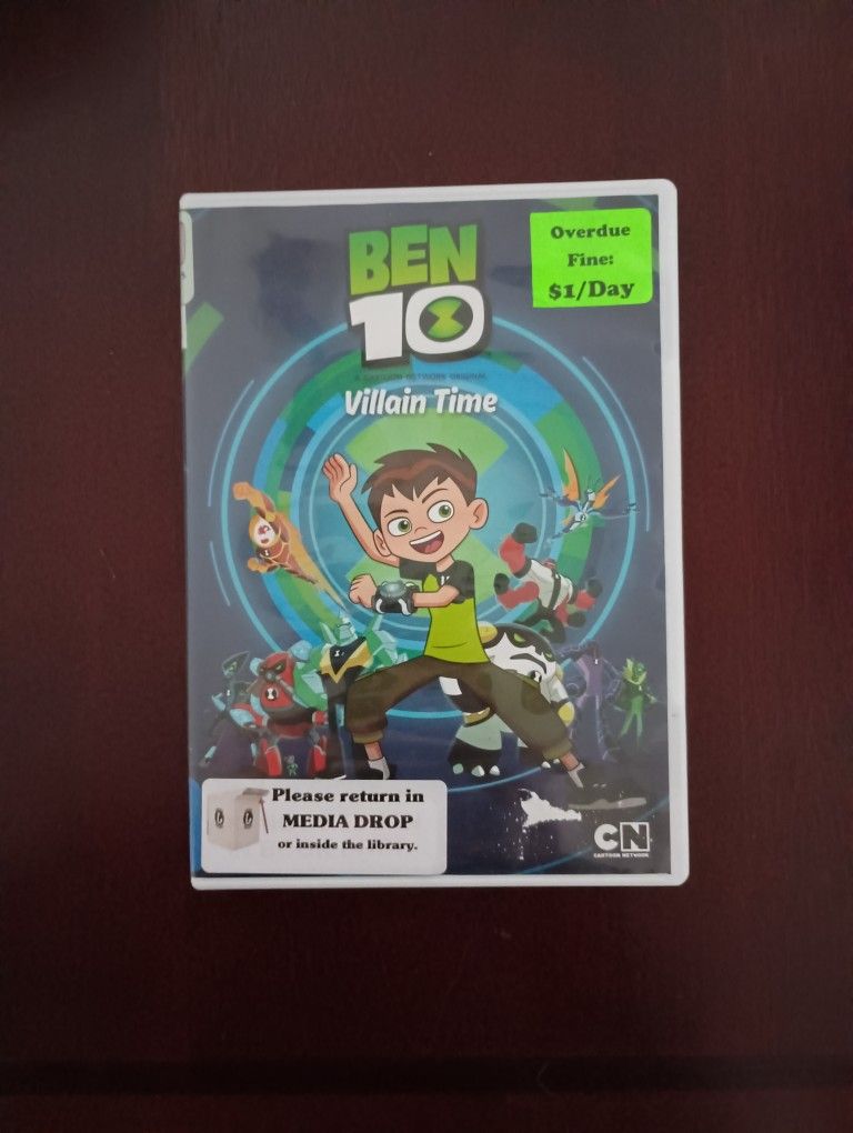 3/$10 🌟 Ben 10 Villain Time Kids DVD