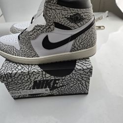 Jordan 1 High White Cement Size 12.5