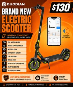New electric scooter