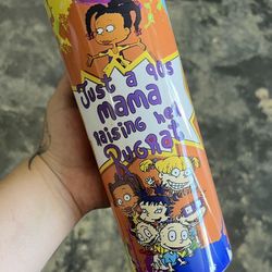 Just A 90s Mama RugratS Tumbler 20oz Stainless Steel 