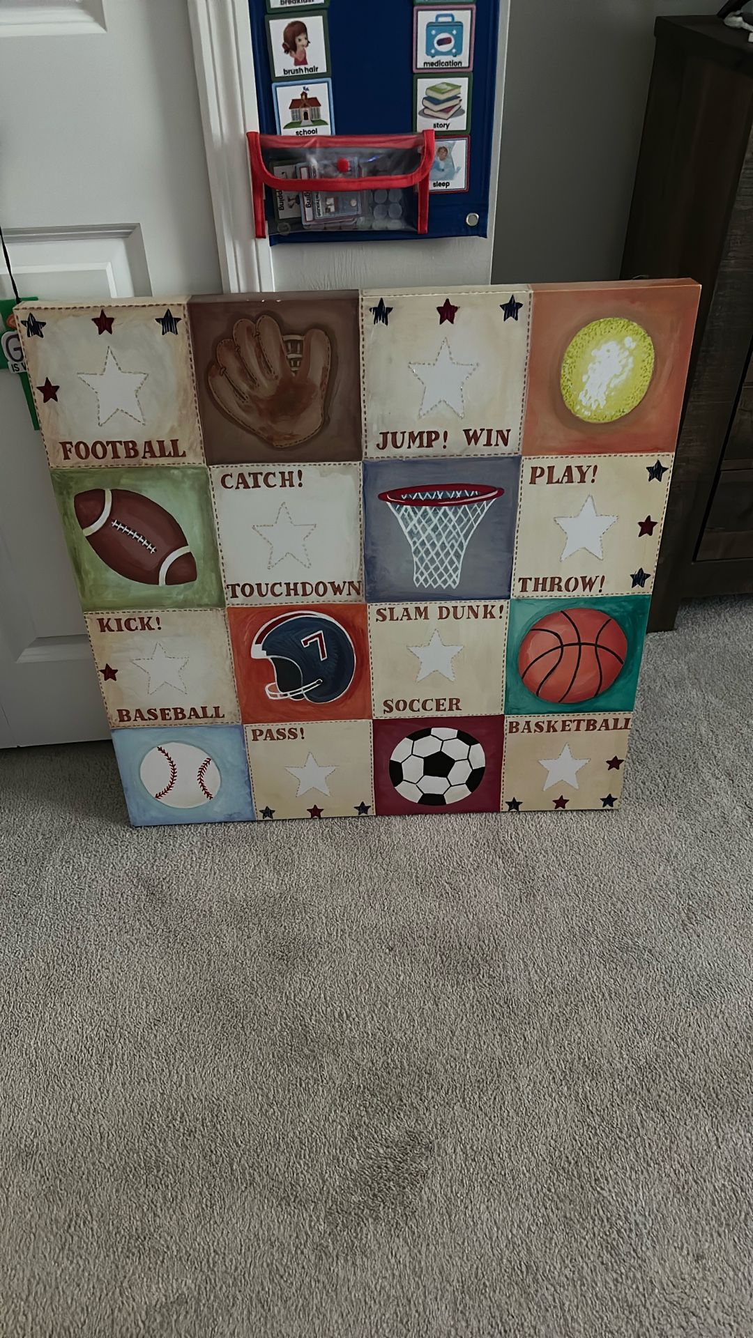 Boys Sports Art Frame
