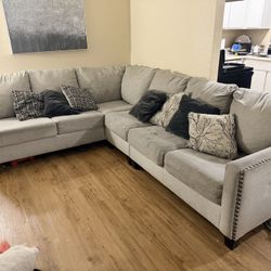 Large L-Shaped Sectional Couch