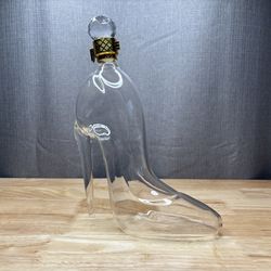High Heel Stiletto Shaped Glass Whiskey Decanter