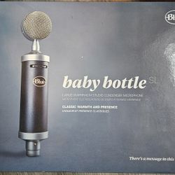 Blue Baby Bottle Mic Like New Microphone 