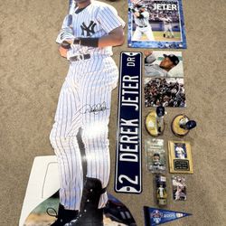 Vintage NY Yankees Derek Jeter Memorabilia 