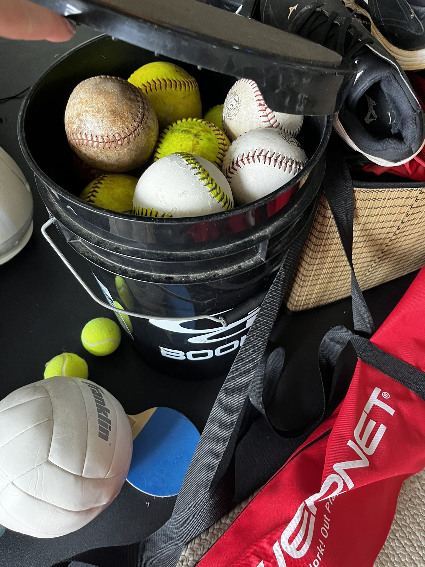 Bucket Of Softballs