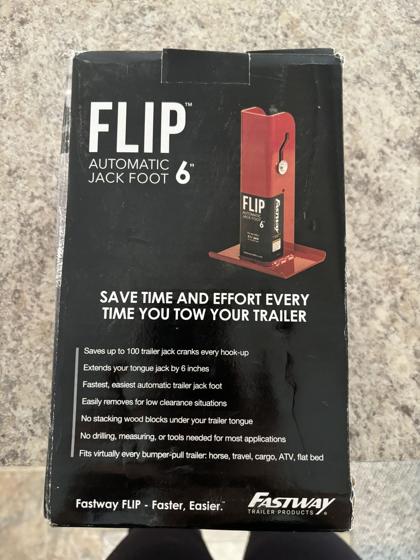 Flip Automatic Jack Foot 6”