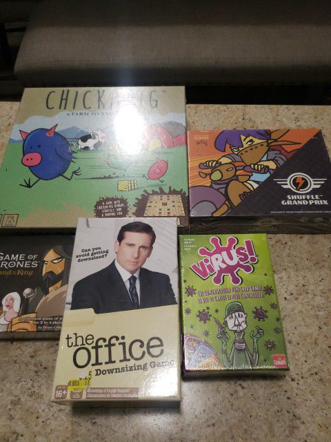 Lot Of 5 Board Games