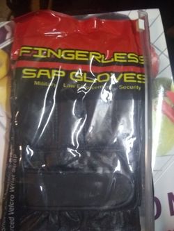 Fingerless sap gloves