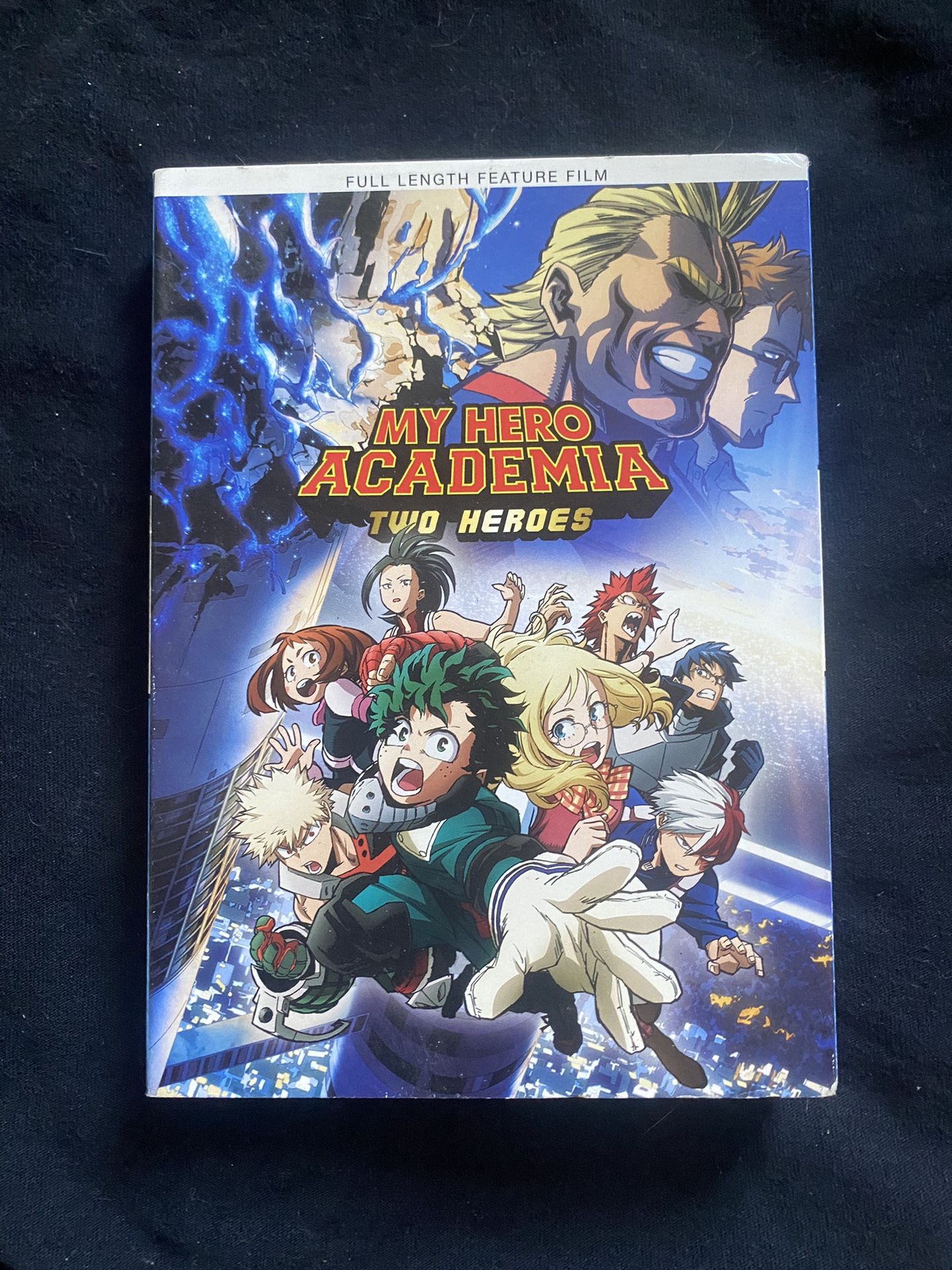 My Hero Academia Two Heros Movie Dvd.