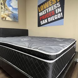 King Pillow Top Mattress - Thick 13” New !