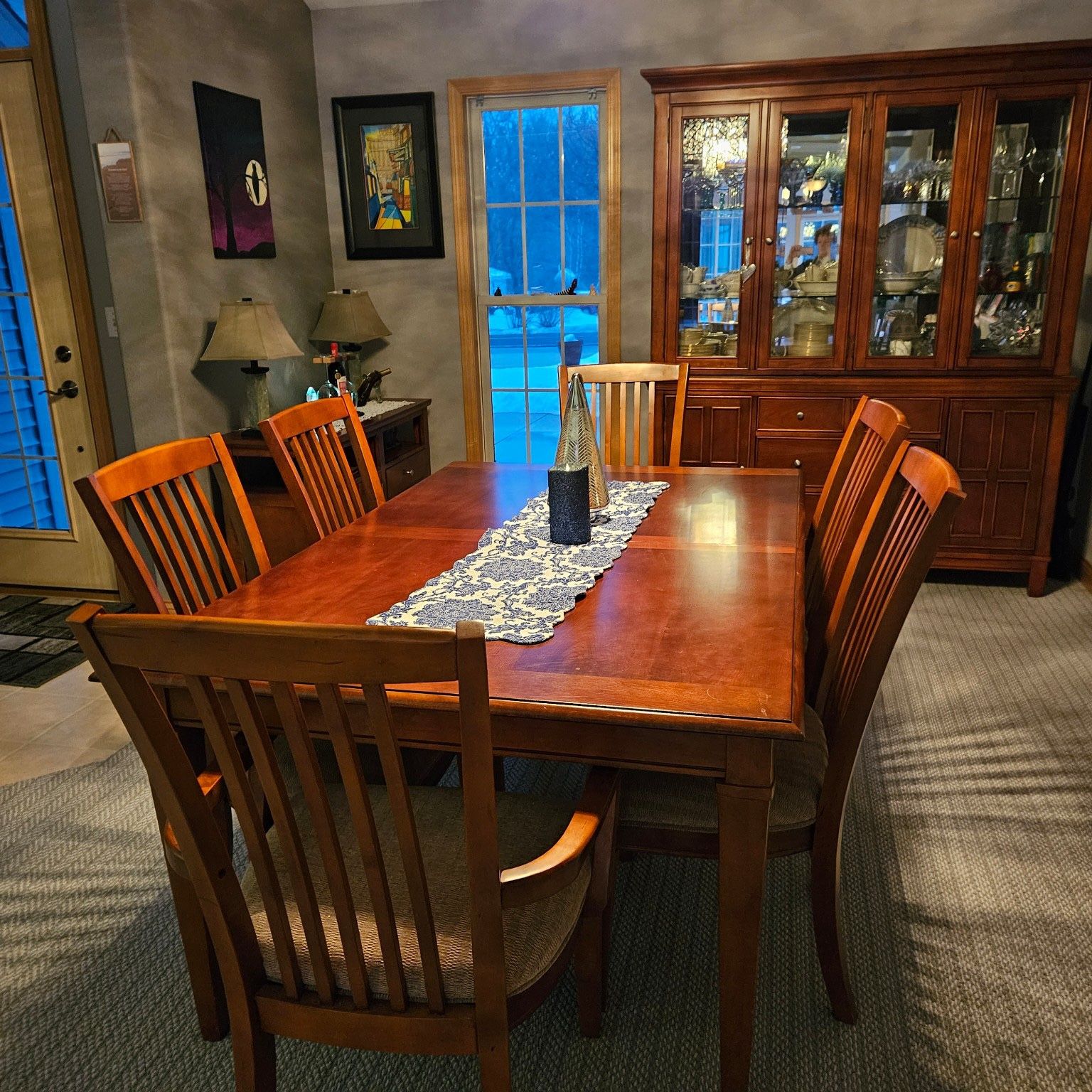 Solid Maple Table With Leaves