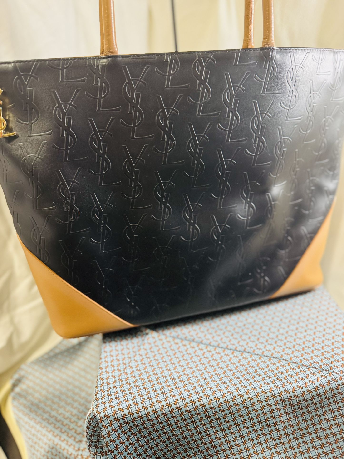 Vintage Yves Saint Laurent (YSL) tote bag