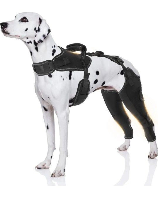 Dog ACL Brace Hind Leg Keeps Joints Warm and Stable, Upgraded Adjustable Leg XXL