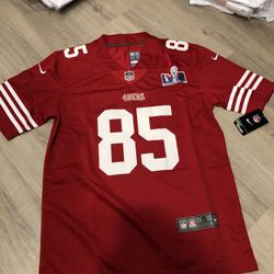 49ers Kittle Superbowl Red Jersey