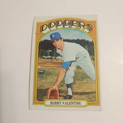 1972 Topps Bobby Valentine