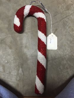 Brand new big candy cane ornament