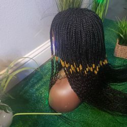 Hand Braided Wig Made By Me. Ready To Ship 